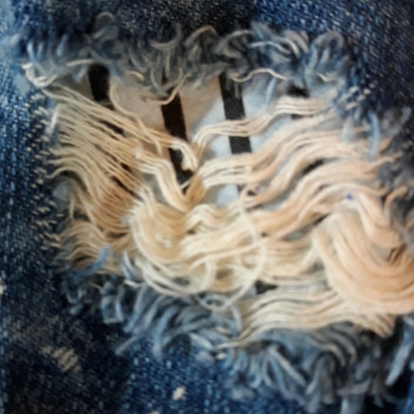 Garage distressed overall shorts - Picture 8 of 16